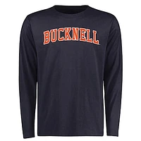 Men's Navy Bucknell Bison Everyday Long Sleeve T-Shirt