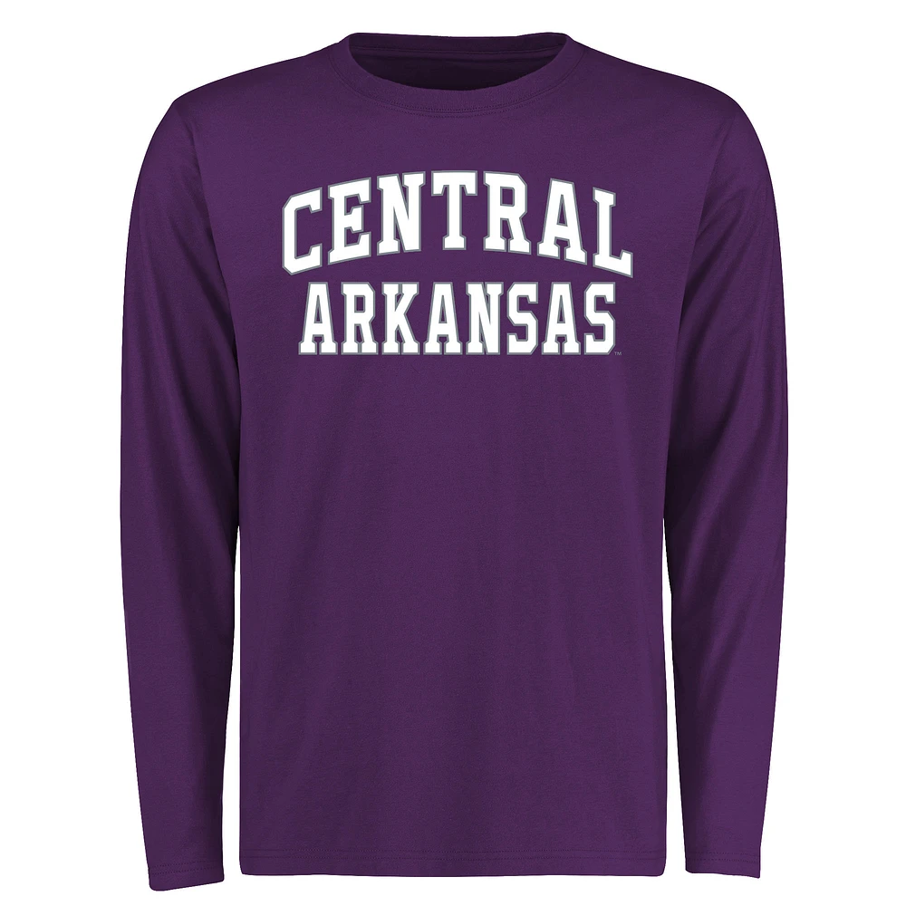 Men's Purple Central Arkansas Bears Everyday Long Sleeve T-Shirt