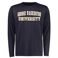 Men's Navy George Washington University Everyday Long Sleeve T-Shirt