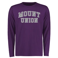 Men's Purple Mount Union Raiders Everyday Long Sleeve T-Shirt