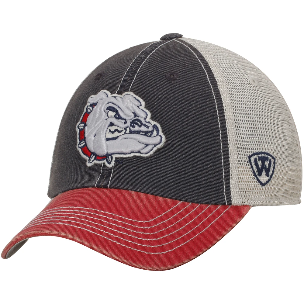 Men's Top of the World Navy/Red Gonzaga Bulldogs Offroad Trucker Hat