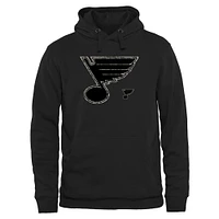 Men's St. Louis Blues Black Rink Warrior Pullover Hoodie