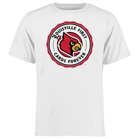 Men's White Louisville Cardinals Alternate Logo One T-Shirt