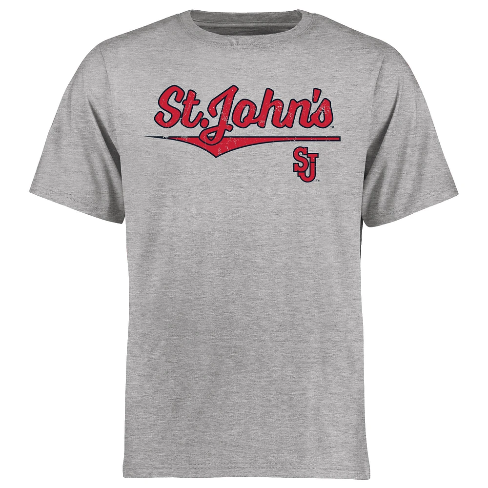 Men's Heathered Gray St. John's Red Storm American Classic T-Shirt