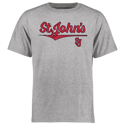 Men's Heathered Gray St. John's Red Storm American Classic T-Shirt