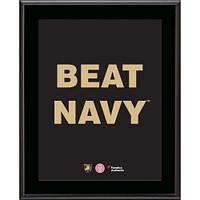 Army Black Knights 2015 Beat Navy 10.5" x 13" Sublimated Plaque