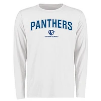 Men's White Eastern Illinois Panthers Proud Mascot Long Sleeve T-Shirt