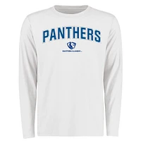 Men's White Eastern Illinois Panthers Proud Mascot Long Sleeve T-Shirt