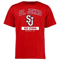 Men's Red St. Johns Storm Campus Icon T-Shirt