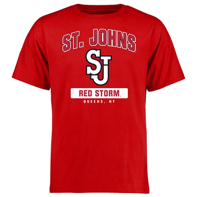 Men's Red St. Johns Storm Campus Icon T-Shirt