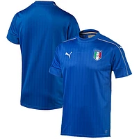 Women's Puma Blue/White Italy 2016 Home Shirt Replica Jersey