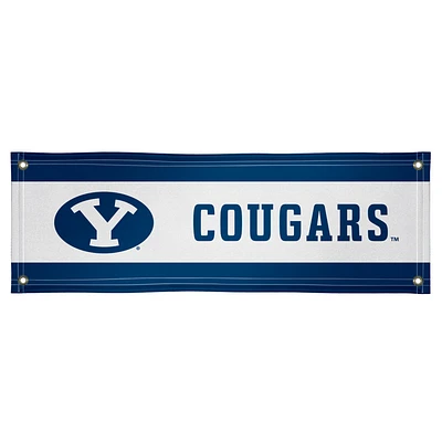 White BYU Cougars 2' x 6' Vinyl Banner