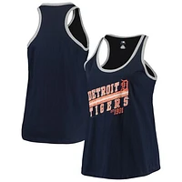 Women's Majestic Navy Detroit Tigers Plus Size Believe In Greatness Tank Top