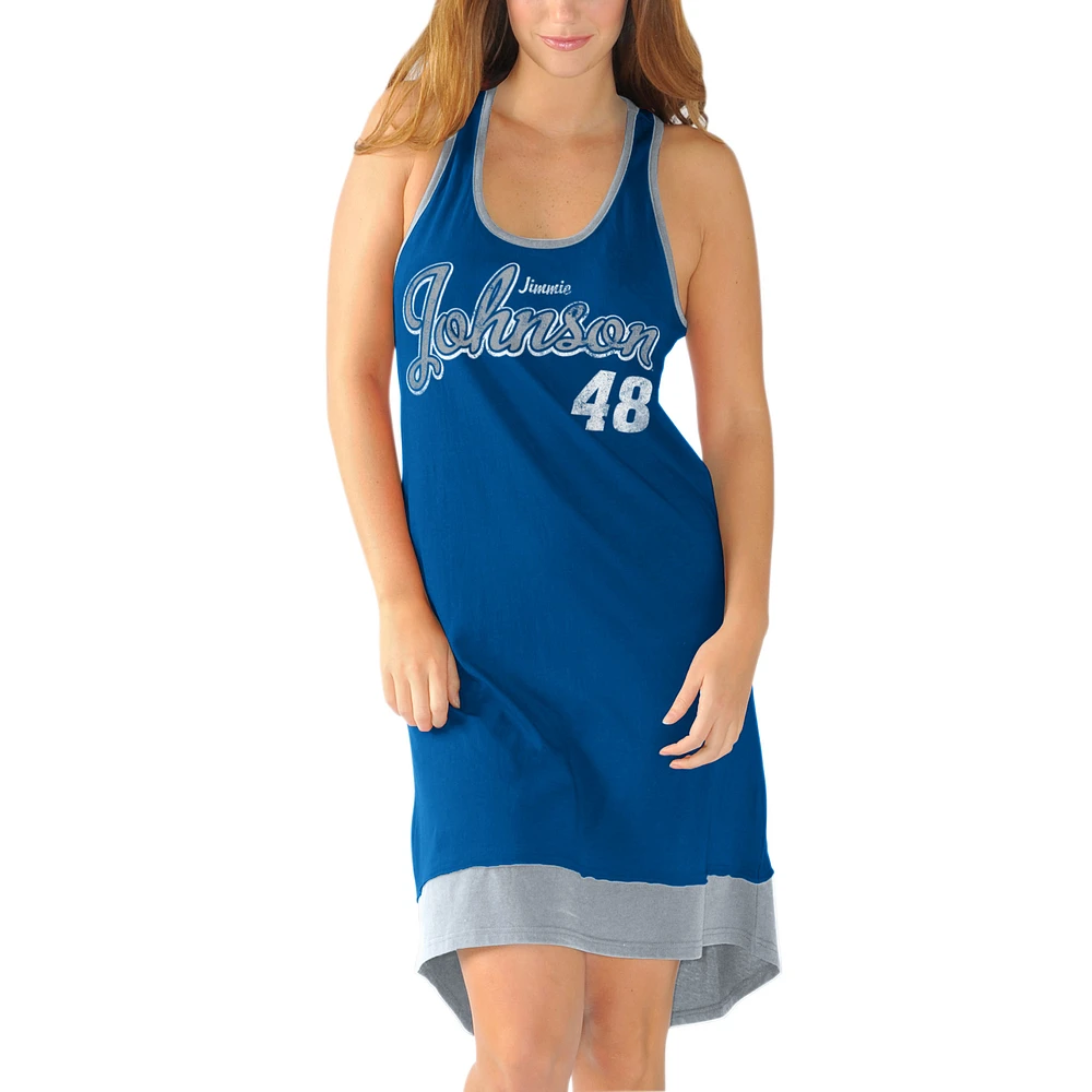 Women's G-III 4Her by Carl Banks Royal Jimmie Johnson Apex Cover-Up Dress