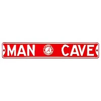 Red Alabama Crimson Tide 6" x 36" Man Cave Steel Street Sign