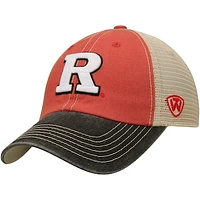 Men's Top of the World Scarlet/Tan Rutgers Scarlet Knights Offroad Trucker Hat