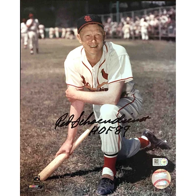 St. Louis Cardinals Red Schoendienst HOF89 Autographed Photo