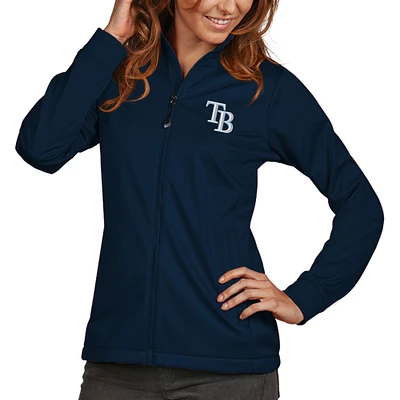 Women's Antigua Navy Tampa Bay Rays Golf Full-Zip Jacket