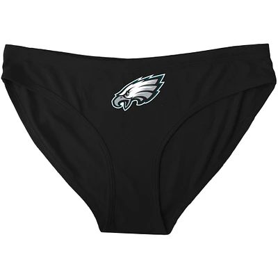 Women's Concepts Sport Black Philadelphia Eagles Solid Logo Panties