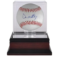 Don Mattingly New York Yankees Autographed Baseball and Mahogany Baseball Display Case