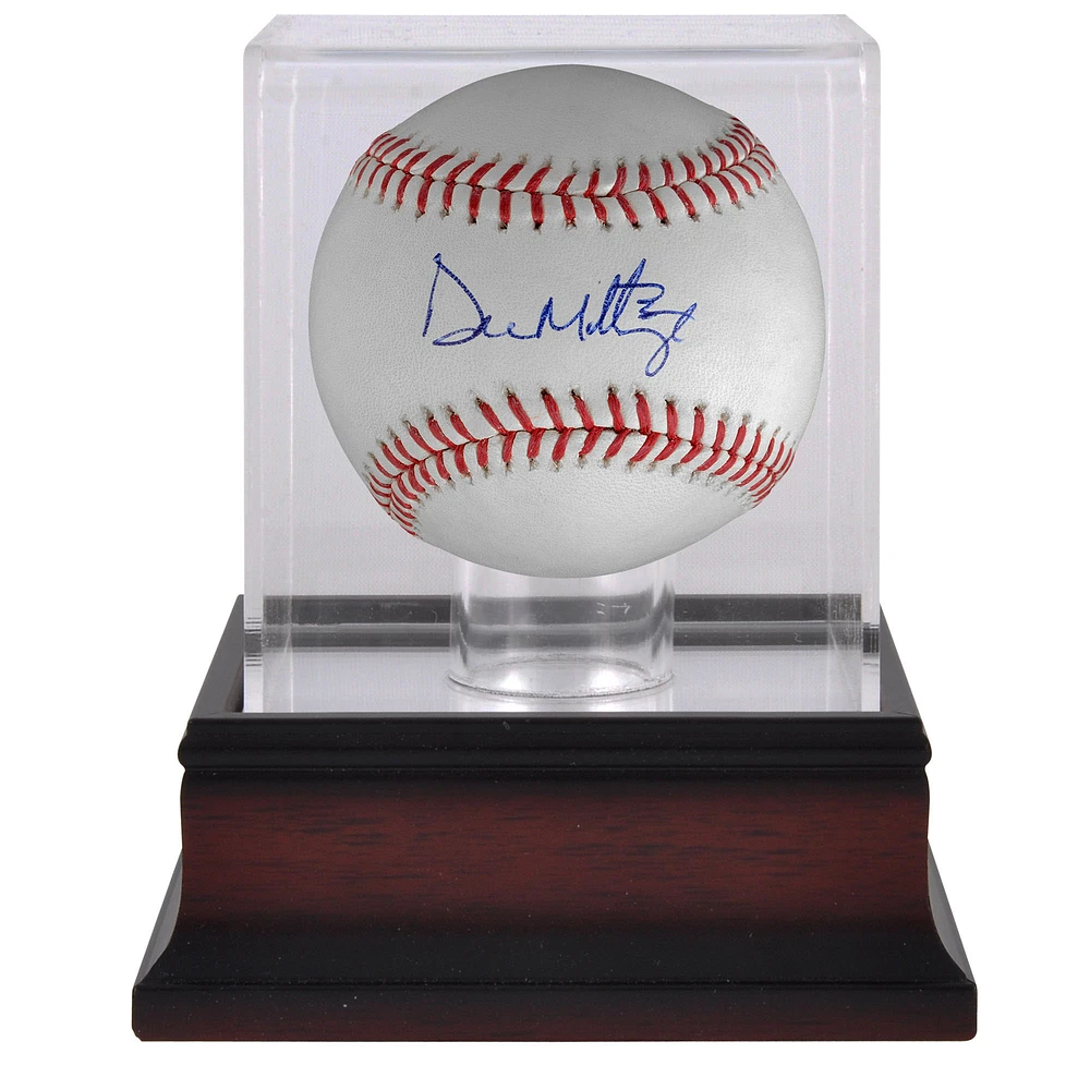 Don Mattingly New York Yankees Autographed Baseball and Mahogany Baseball Display Case