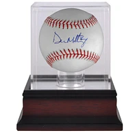 Don Mattingly New York Yankees Autographed Baseball and Mahogany Baseball Display Case