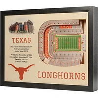 Texas Longhorns 25.5" x 19.5" Darrel K. Royal-Texas Memorial Stadium Stadium Views Wall Art