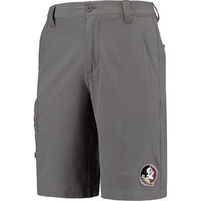 Men's Columbia Gray Florida State Seminoles Collegiate Terminal Tackle Shorts