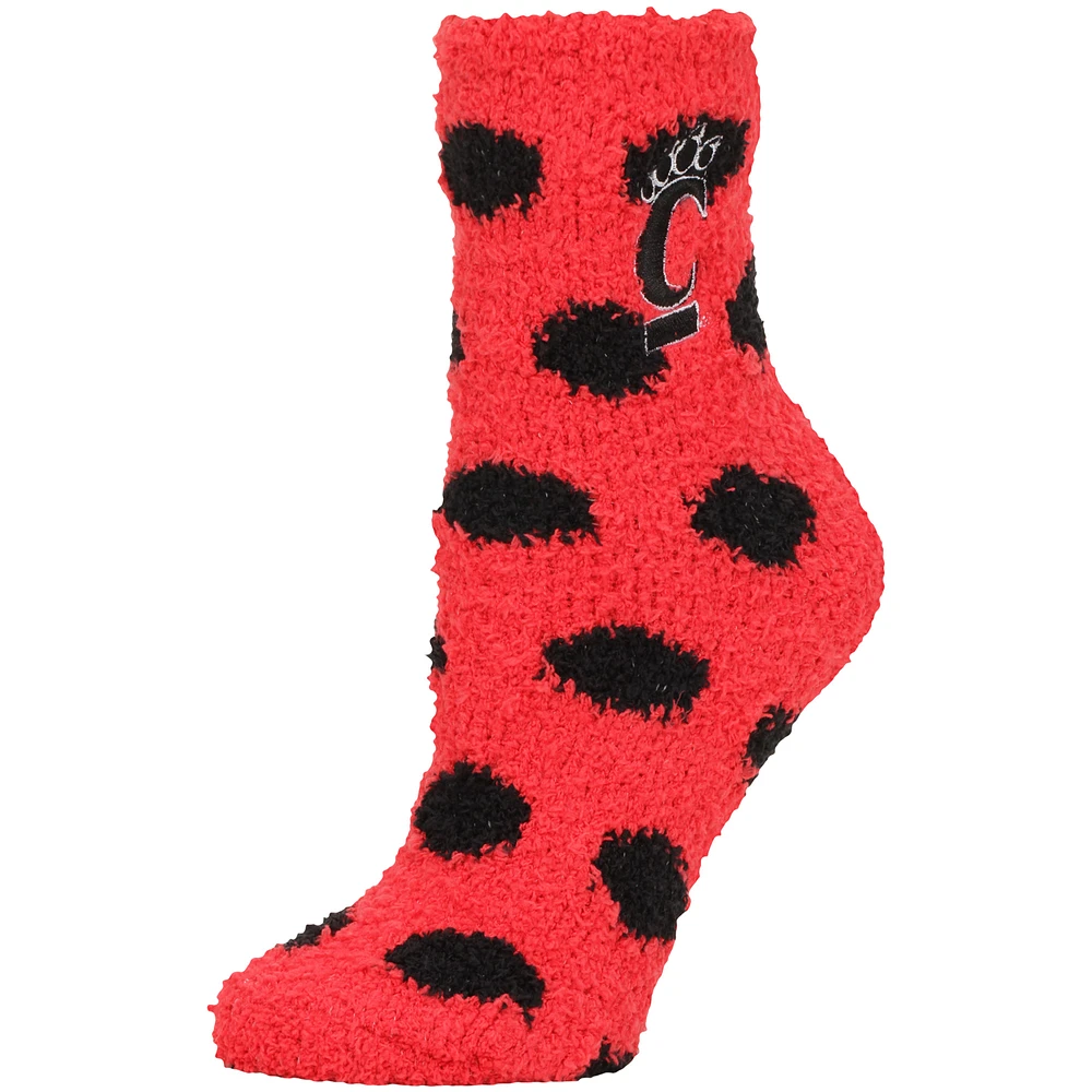 Women's ZooZatz Cincinnati Bearcats Plush Dot Socks