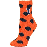 Women's ZooZatz Illinois Fighting Illini Plush Dot Socks