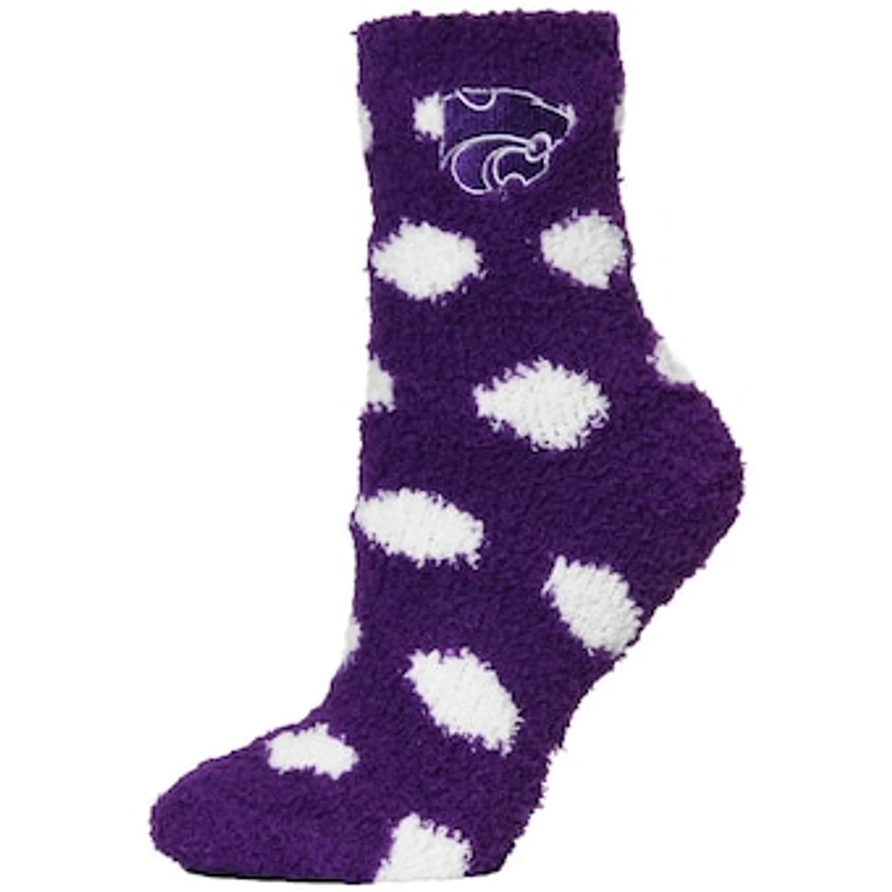 Women's ZooZatz Kansas State Wildcats Plush Dot Socks