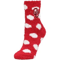 Women's ZooZatz Oklahoma Sooners Plush Dot Socks