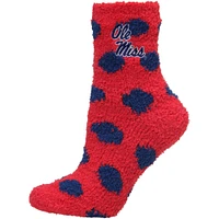 Women's ZooZatz Ole Miss Rebels Plush Dot Socks