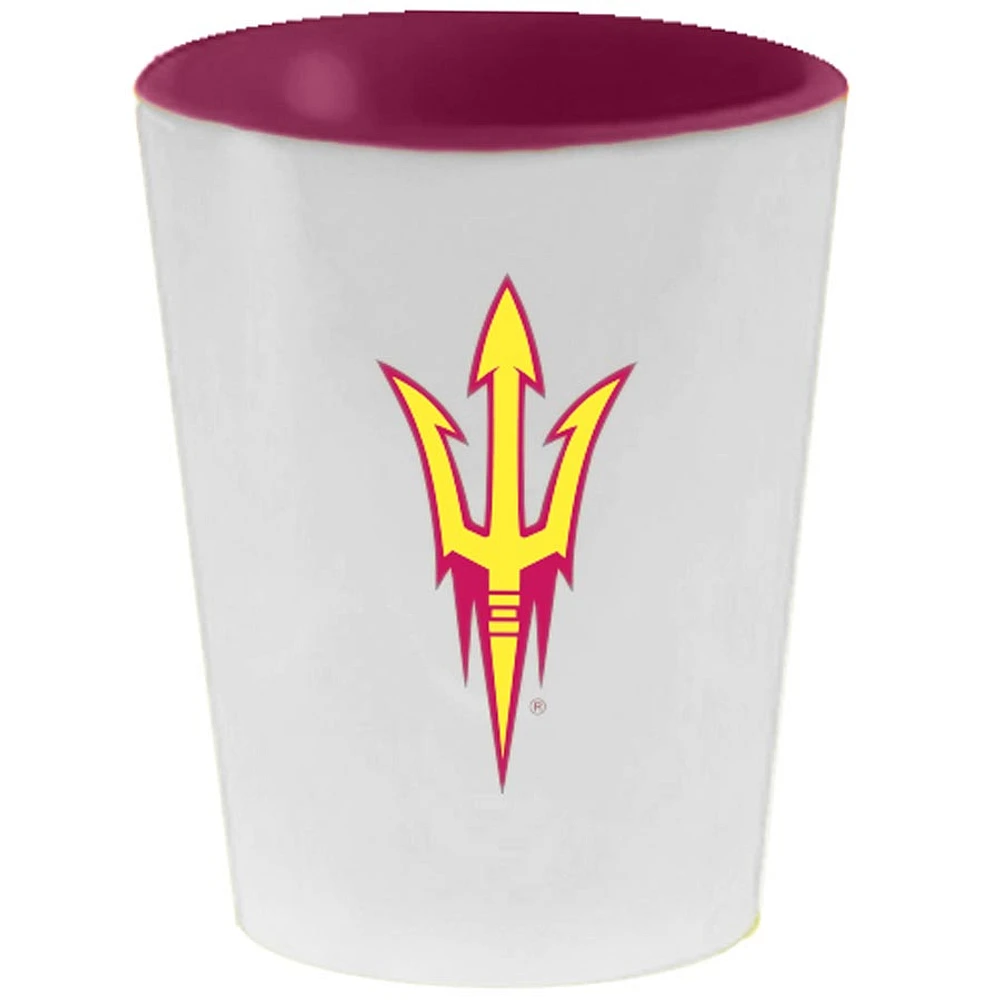 Arizona State Sun Devils 2oz. Inner Color Ceramic Cup