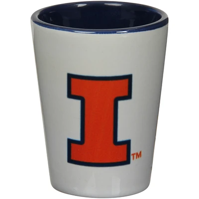 Illinois Fighting Illini 2oz. Inner Color Ceramic Cup