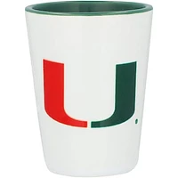 Miami Hurricanes 2oz. Inner Color Ceramic Cup