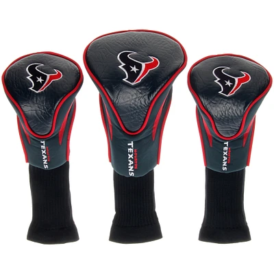 Houston Texans 3-Pack Contour Golf Club Head Covers