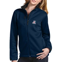 Women's Antigua Navy Arizona Wildcats Traverse Full-Zip Jacket