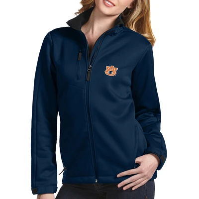 Women's Antigua Navy Auburn Tigers Traverse Full-Zip Jacket