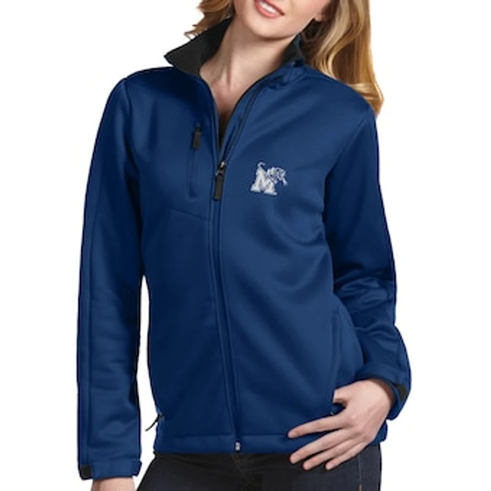 Women's Antigua Royal Memphis Tigers Traverse Full-Zip Jacket