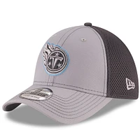 Men's New Era Gray/Graphite Tennessee Titans Grayed Out Neo 2 39THIRTY Flex Hat