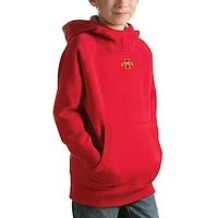 Youth Antigua Cardinal Iowa State Cyclones Victory Pullover Hoodie