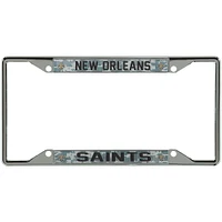 New Orleans Saints Digi Camo License Plate Frame with Black Letters