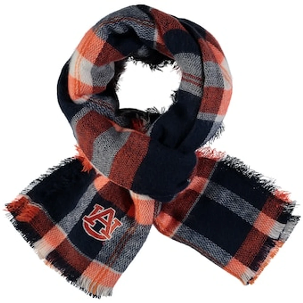 Women's ZooZatz Auburn Tigers Tartan Blanket Scarf