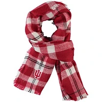 Women's ZooZatz Indiana Hoosiers Tartan Blanket Scarf