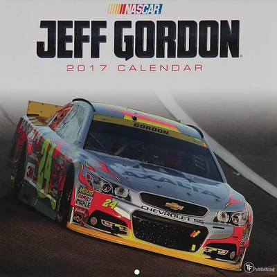 Jeff Gordon 2017 Wall Calendar