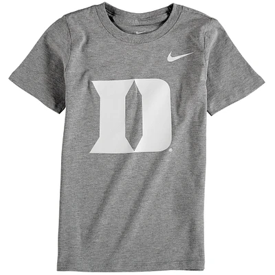 Preschool Nike Charcoal Duke Blue Devils Logo T-Shirt