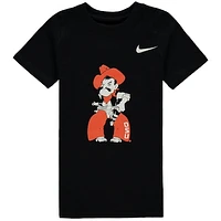 Preschool Nike Black Oklahoma State Cowboys Logo T-Shirt