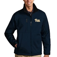 Men's Antigua Navy Pitt Panthers Traverse Full-Zip Jacket