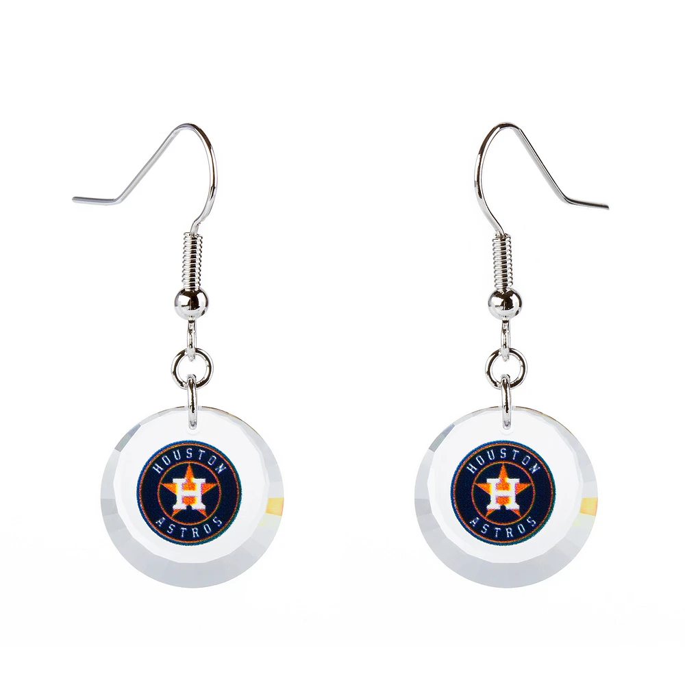 Houston Astros Swarovski Pick Off Earrings